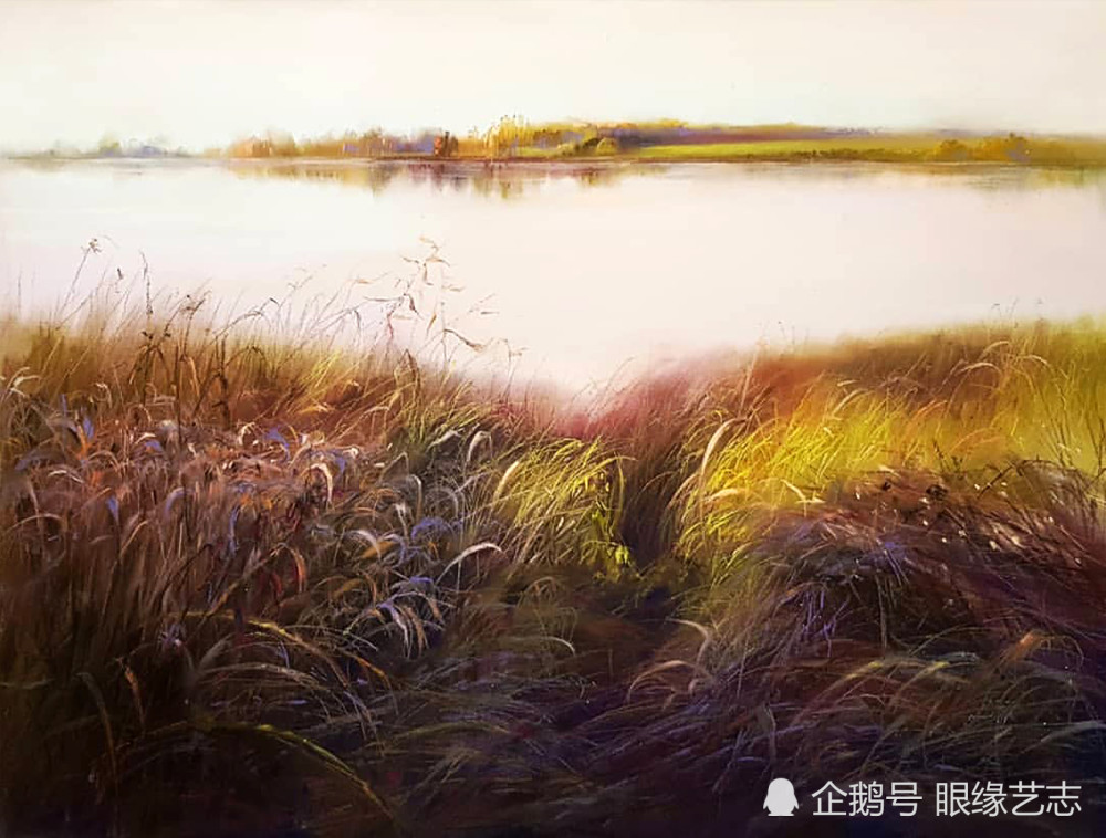 画家|色粉知己：朦胧的花，静谧的景，不同画家笔下的色粉自然