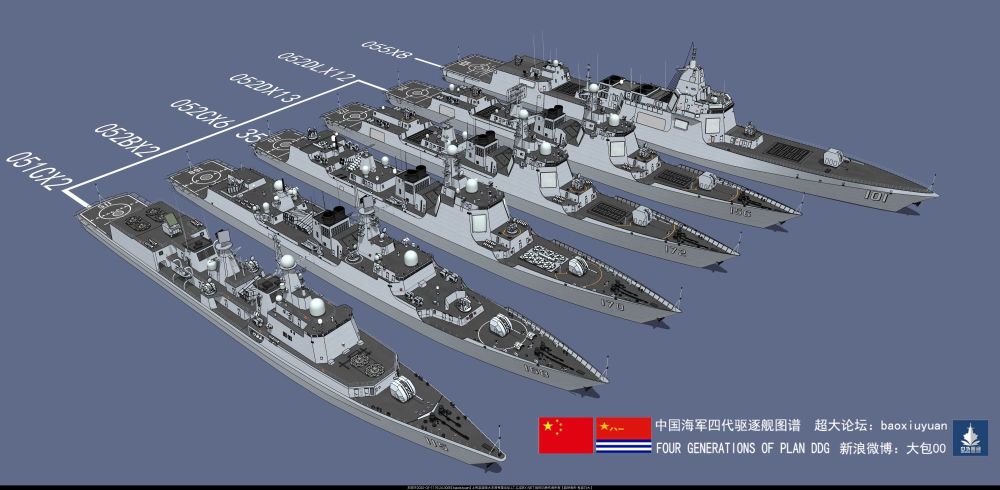 舷号122舰名唐山舰第14艘052d驱逐舰低调入列