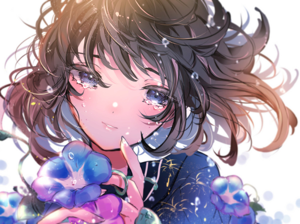 繁星梦幻的双眸,优雅淡静的辉光色彩