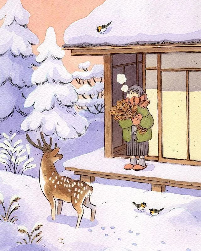 heikala|芬兰画家heikala治愈系水彩插画