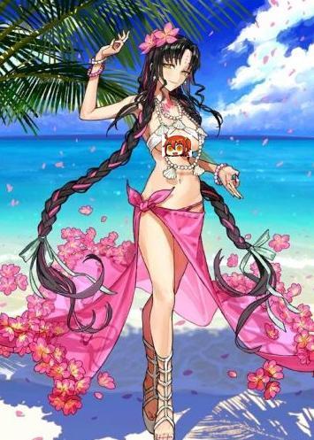 fgo泳装杀生院立绘赏析化身为人鱼公主的绝美杀生院