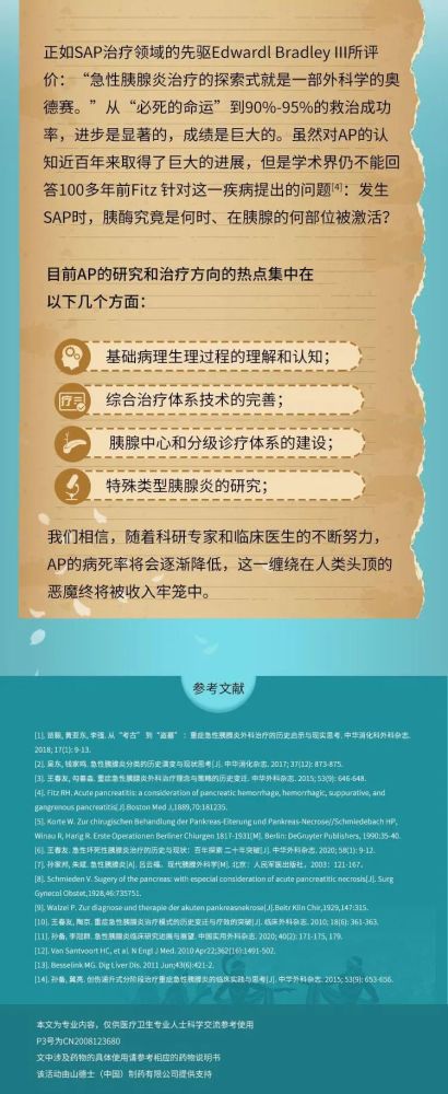急性胰腺炎|一图读懂急性胰腺炎治疗发展史