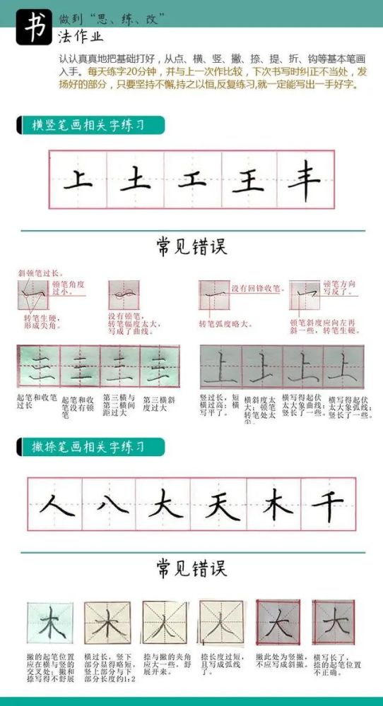 硬笔书法基础 详解横竖撇捺 腾讯新闻