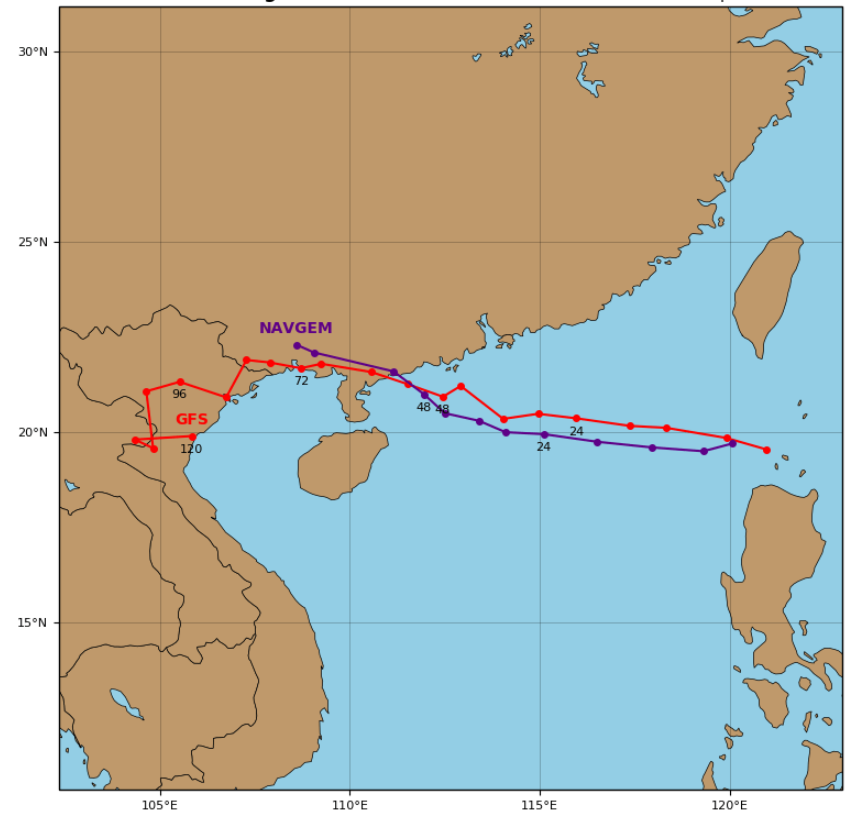 台风|三大台风胚胎共舞！海高斯将生成，如今我国22个70毫米以上暴雨点