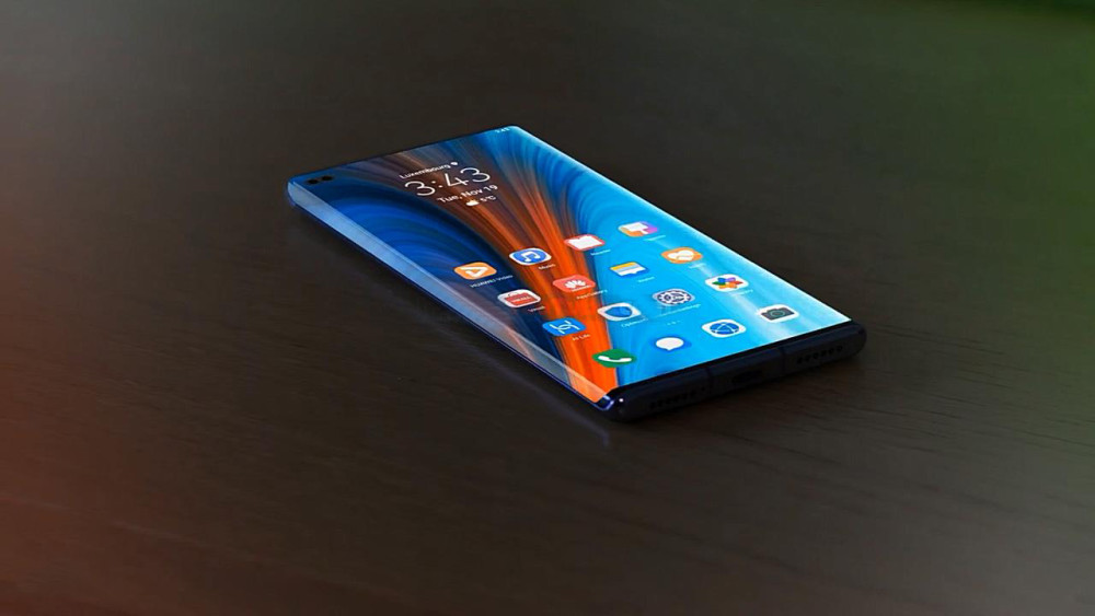 华为mate40pro概念图2k瀑布屏绝版麒麟芯片再贵我也要买