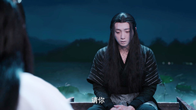 《陈情令》忘羡之尘落篇4:湖心的小船上蓝忘机摘莲