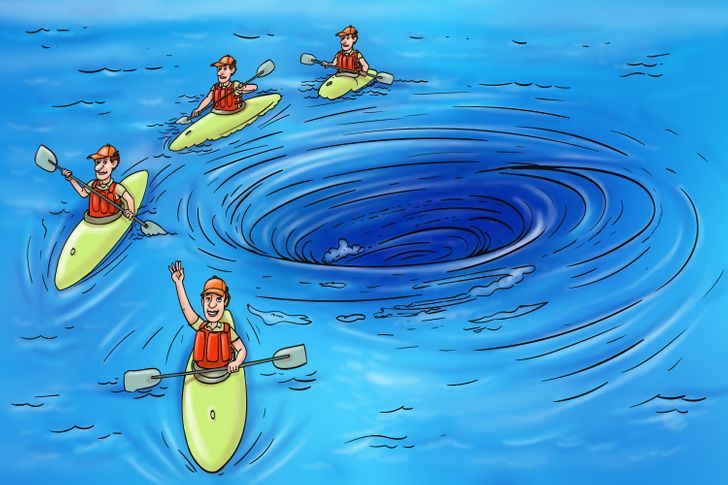 如果你在海上看到漩涡正在逼近,请保持镇静.