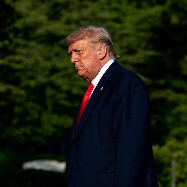 拜登-哈里斯|终于有一个民调让特朗普开心了：他的支持率上升，仅落后拜登4点