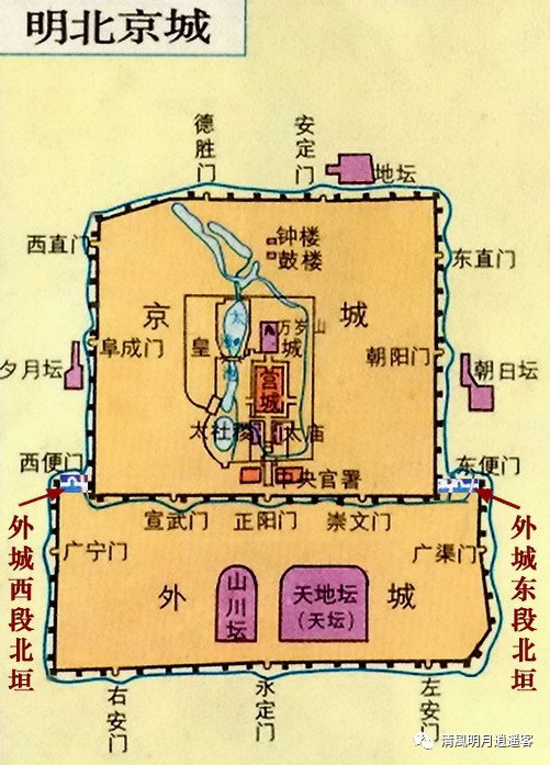 北京正阳门地图图片