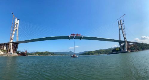宁德沙埕湾跨海大桥合龙!打通福建出省新通道