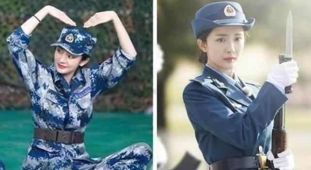 娛樂圈穿軍裝最美的五大女星排行榜孫儷文藝楊冪霸氣