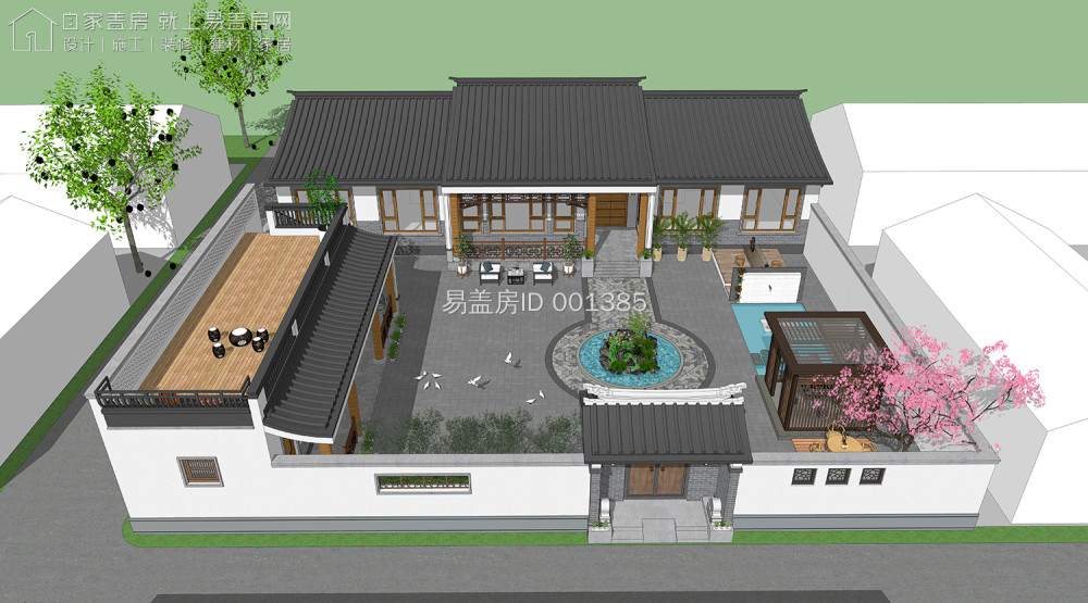 0米 进深 26.0米 中式宅院