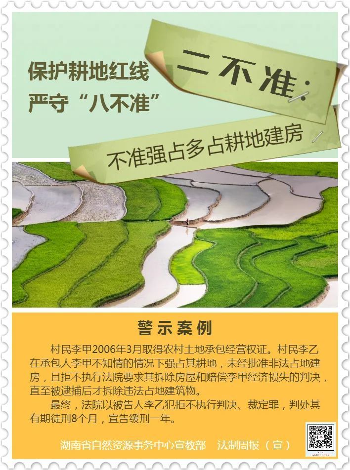 保护耕地红线严守八不准