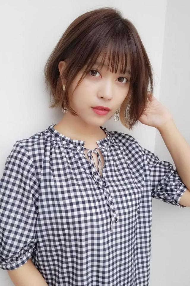 日系短发,甜美度满分!