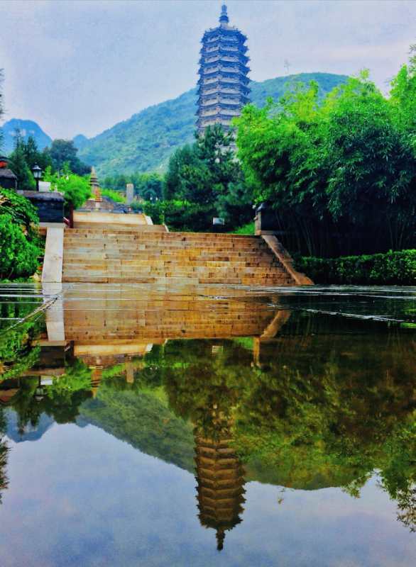 古刹|房山云居寺现古刹叠瀑、古塔倒映风光