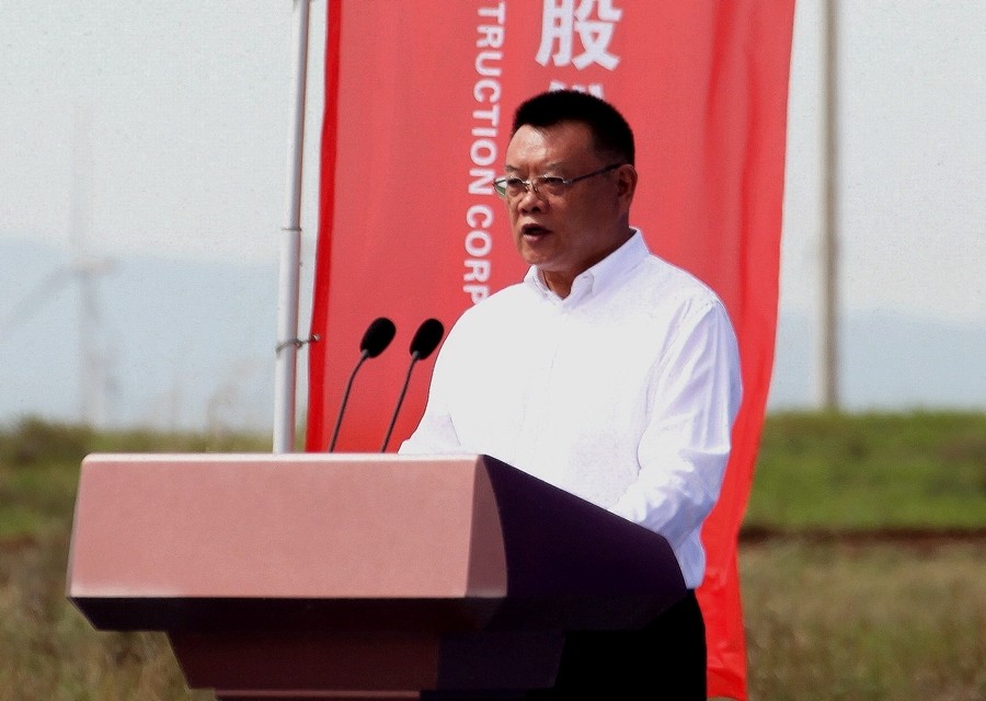 厅长曹志斌讲话(胡钰摄)宁夏交通运输厅副厅长蒋文斌在接受采访时表示