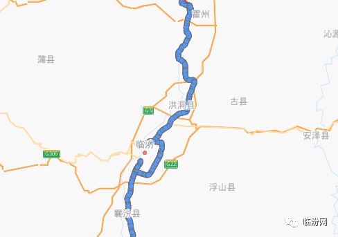 蒲县高速公路规划图片