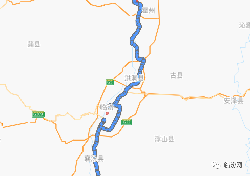 108国道尧都区洪洞霍州襄汾段改线