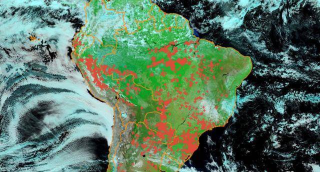 火灾|图解世界最大湿地潘塔纳尔起火，当地政府称：火灾由人为因素造成