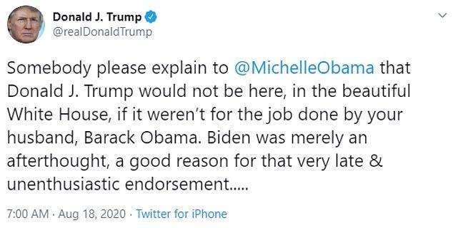 唐纳德·特朗普|特朗普火力全开炮轰米歇尔：奥巴马政府最腐败，不是他我不会当选