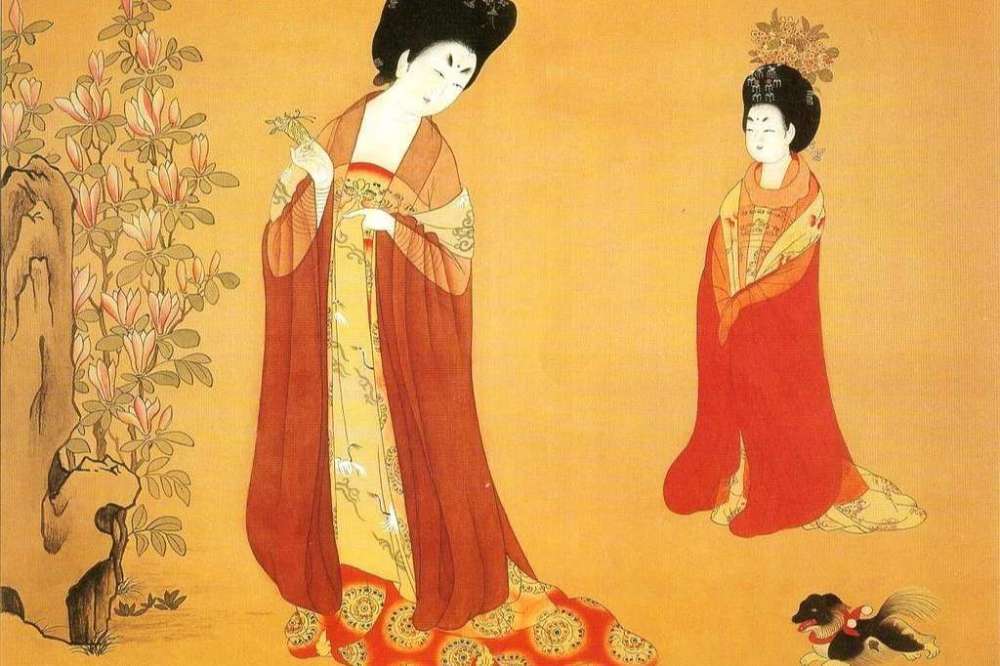 齐胸襦裙|唐朝齐胸襦裙很美却容易掉？小姐姐这么做，怎么蹦跶都不掉