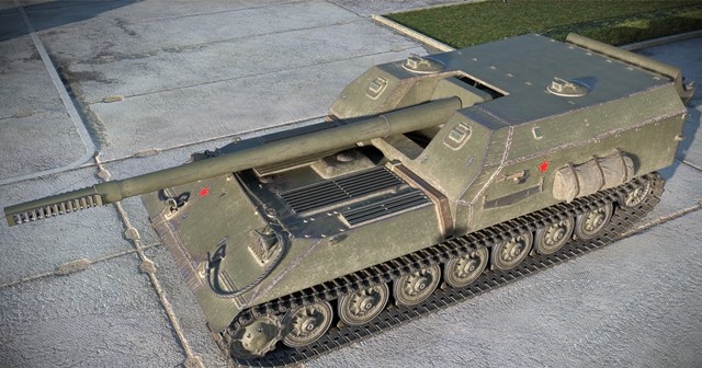 战斗前需要"变身"的武器,苏联263重型坦克歼击车