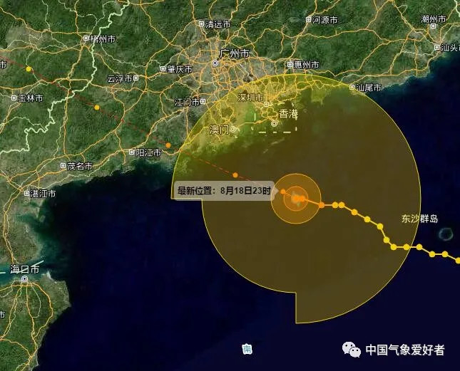 海高斯|北调！台风海高斯将强势影响珠三角，这几个城市要注意