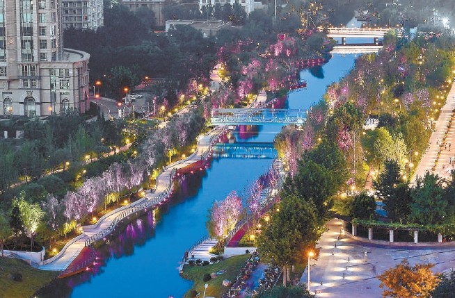 北京|亮马夜景亮相！北京再添一条夜色璀璨的景观廊道