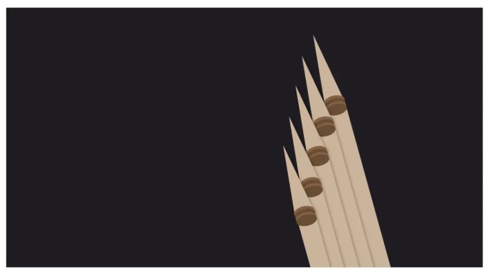 摄影构图与ppt版式|《摄影构图与PPT版式》5，笔筒里的毛笔自带吸睛效果