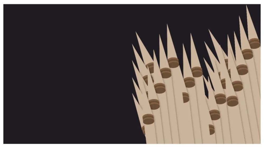 摄影构图与ppt版式|《摄影构图与PPT版式》5，笔筒里的毛笔自带吸睛效果