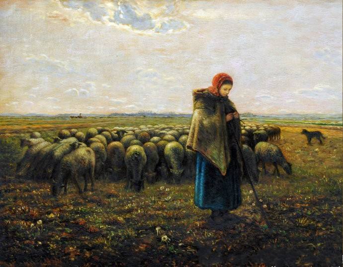 米勒法国近代绘画史上最受人民爱戴的画家