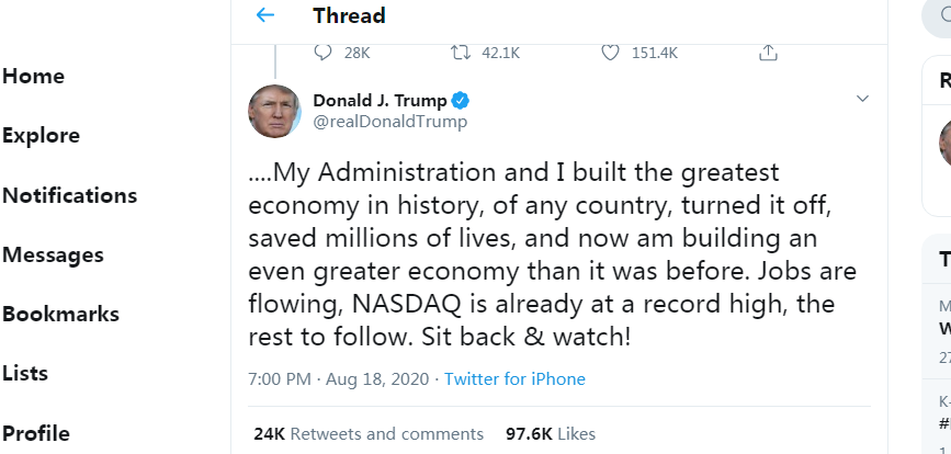 唐纳德·特朗普|撕起来了！特朗普疯狂发推回击奥巴马妻子的炮轰：你丈夫“叛国”