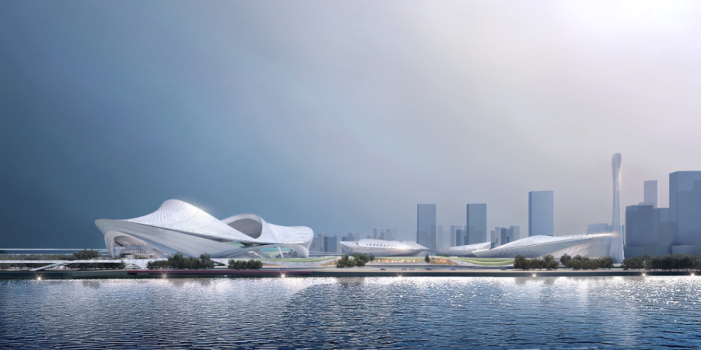 厦门奥林匹克体育中心效果图有展厅面积达30万平方米的新会展中心,总