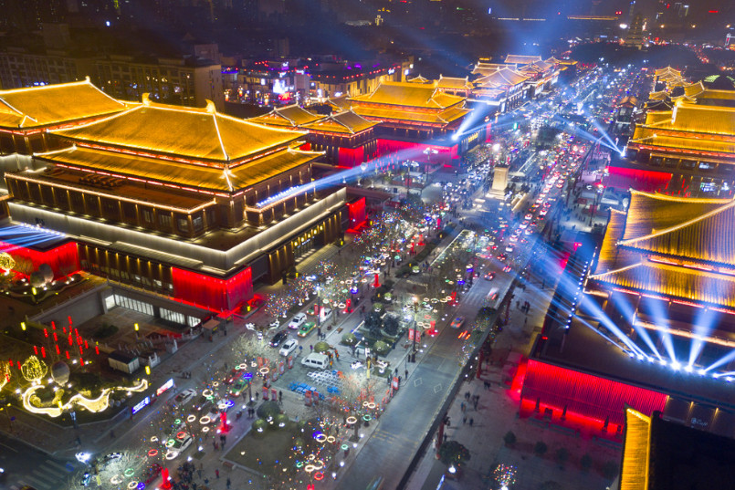 陕西是世界上最富裕的城市，人均GDP远远超过西安，被称为“小京城”