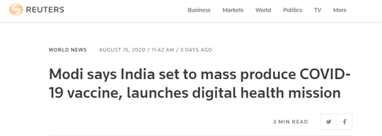 印度_军事|印度已开始与俄接触询问新冠疫苗情况，不是自己有疫苗么？