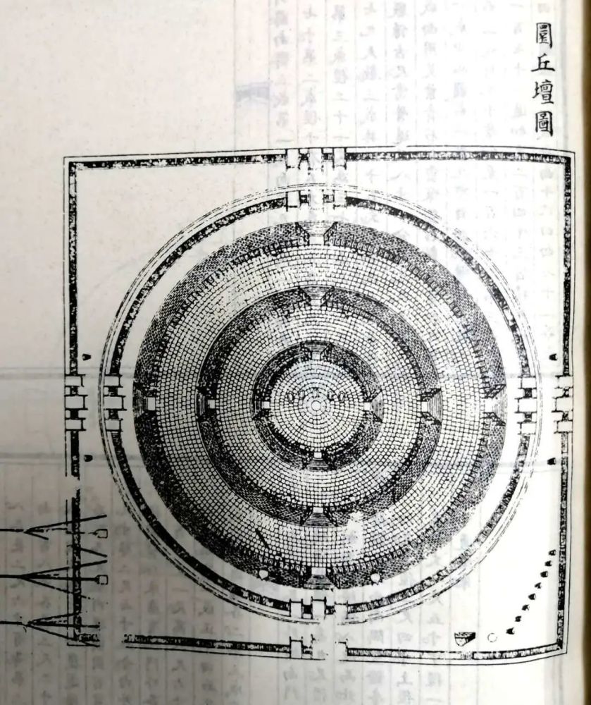 天坛圜丘平面图图片