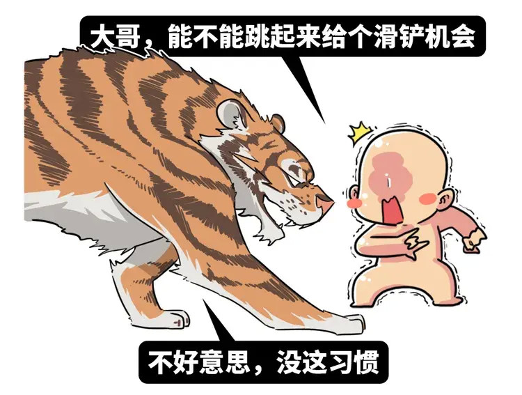 我一个滑铲到底能不能收拾一只老虎