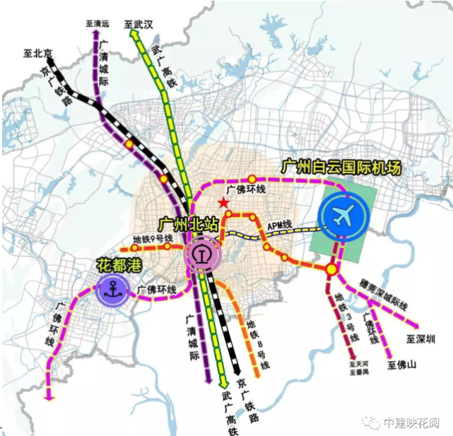 有機場,高鐵,也有城軌,地鐵,未來,白雲機場與廣州北站將實現空鐵聯運