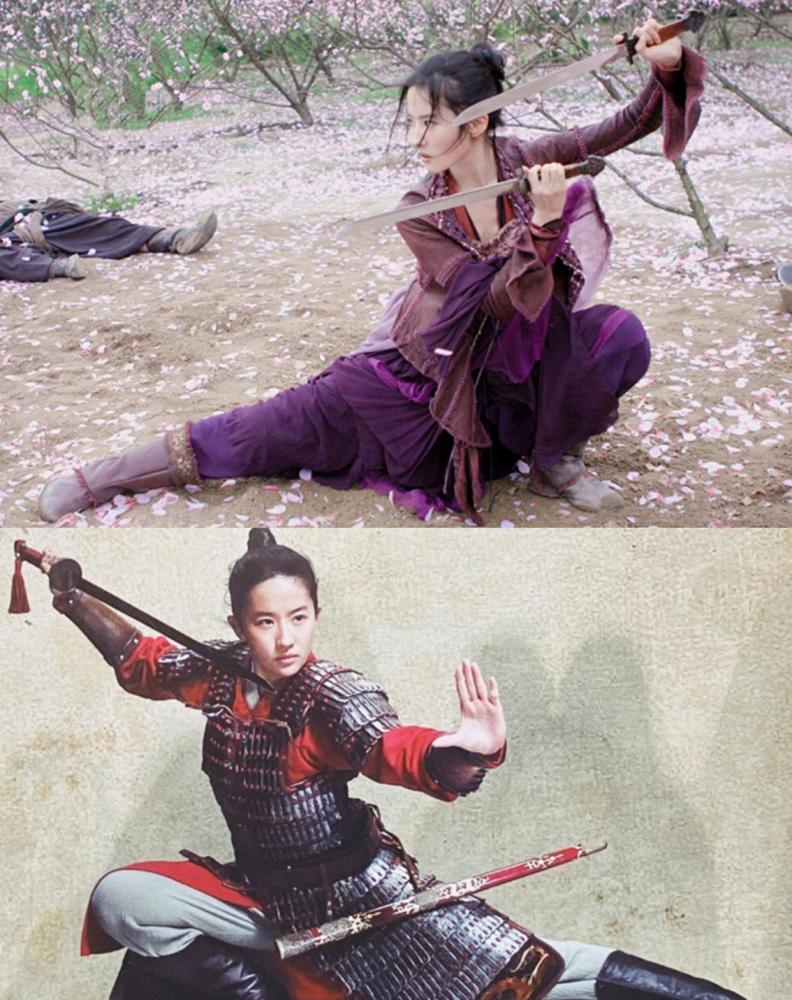 刘亦菲花木兰幕后特辑弯弓射箭有模有样武打戏份值得期待