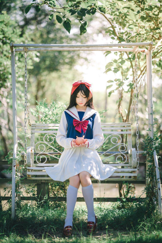 cosplay白雪姬 jk 正片cos,很快我们可以再见面了