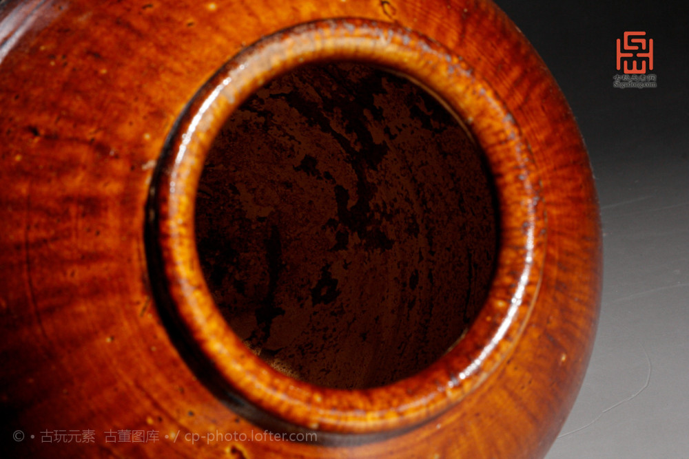 陶瓷|唐巩县窑褐釉盖罐