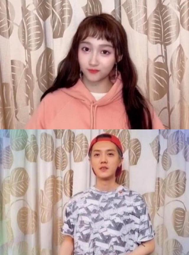关晓彤|关晓彤晒可爱自拍，背后神秘男子身份引猜测，被指是鹿晗？