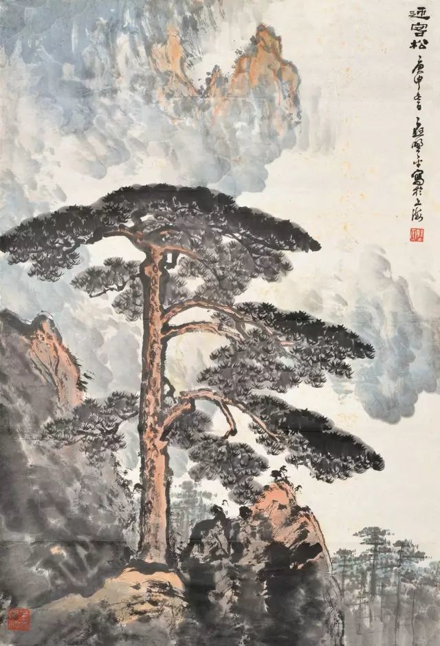 应野平|他的山水画笔墨苍润拙朴，连日本人都赞他：“中国山水画家第一人”！