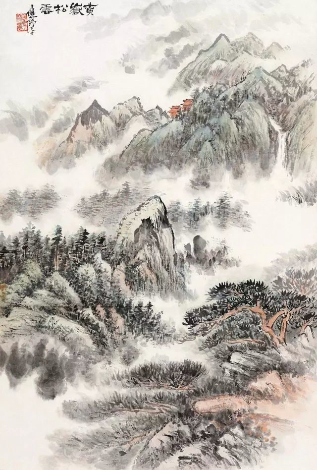 应野平|他的山水画笔墨苍润拙朴，连日本人都赞他：“中国山水画家第一人”！
