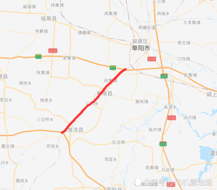 阜阳市3区4县1市新建高速收费站快速公路理想规划方案