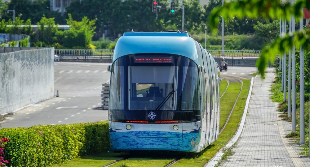 三亞有軌電車即將正式開通票價3元有點小貴