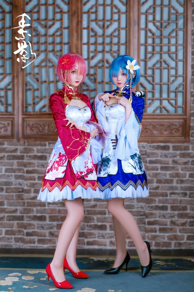 《从零开始的异世界生活》雷姆拉姆旗袍cosplay正片