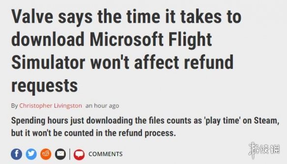 好消息 微软模拟飞行 Steam退款不用考虑下载时间 腾讯新闻