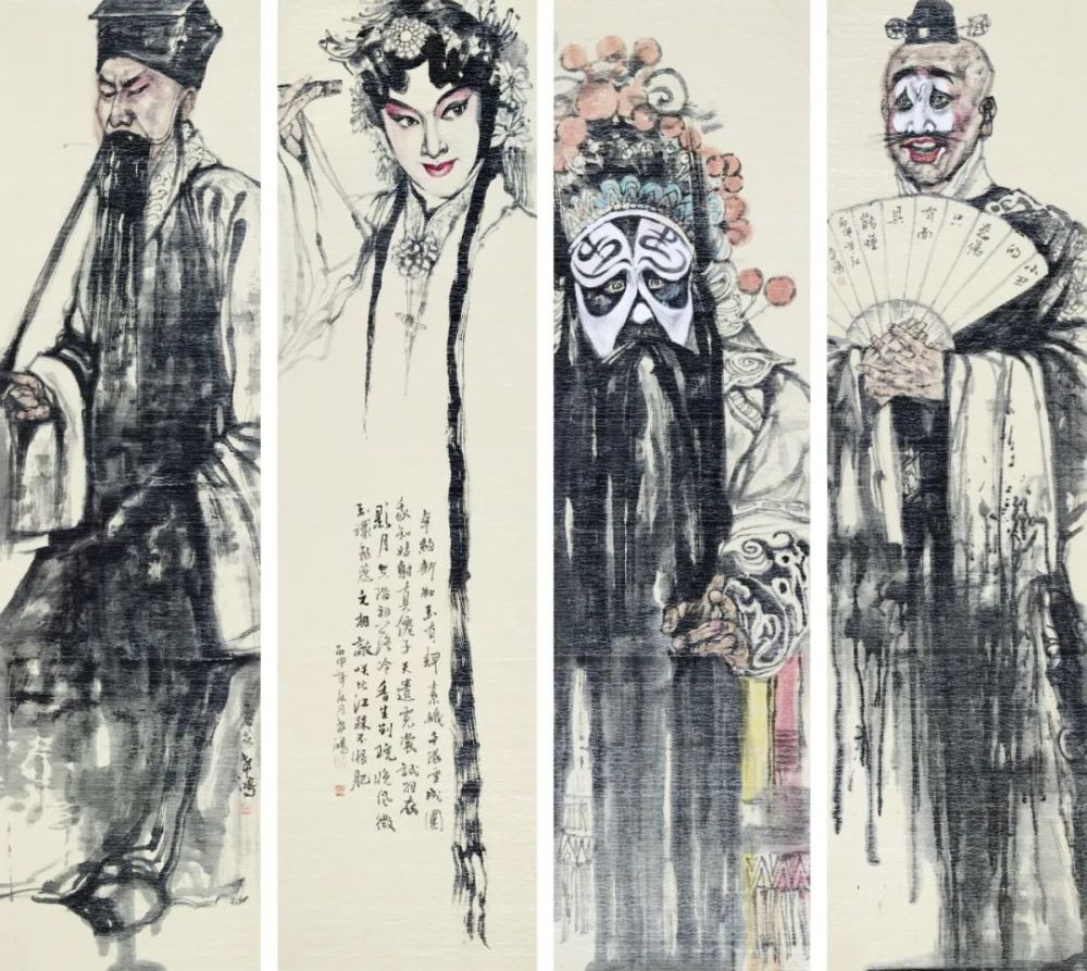 张希鸿|墨痕心语—著名人物画家张希鸿先生作品