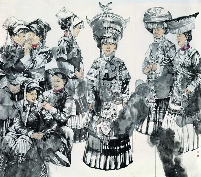 张希鸿|墨痕心语—著名人物画家张希鸿先生作品